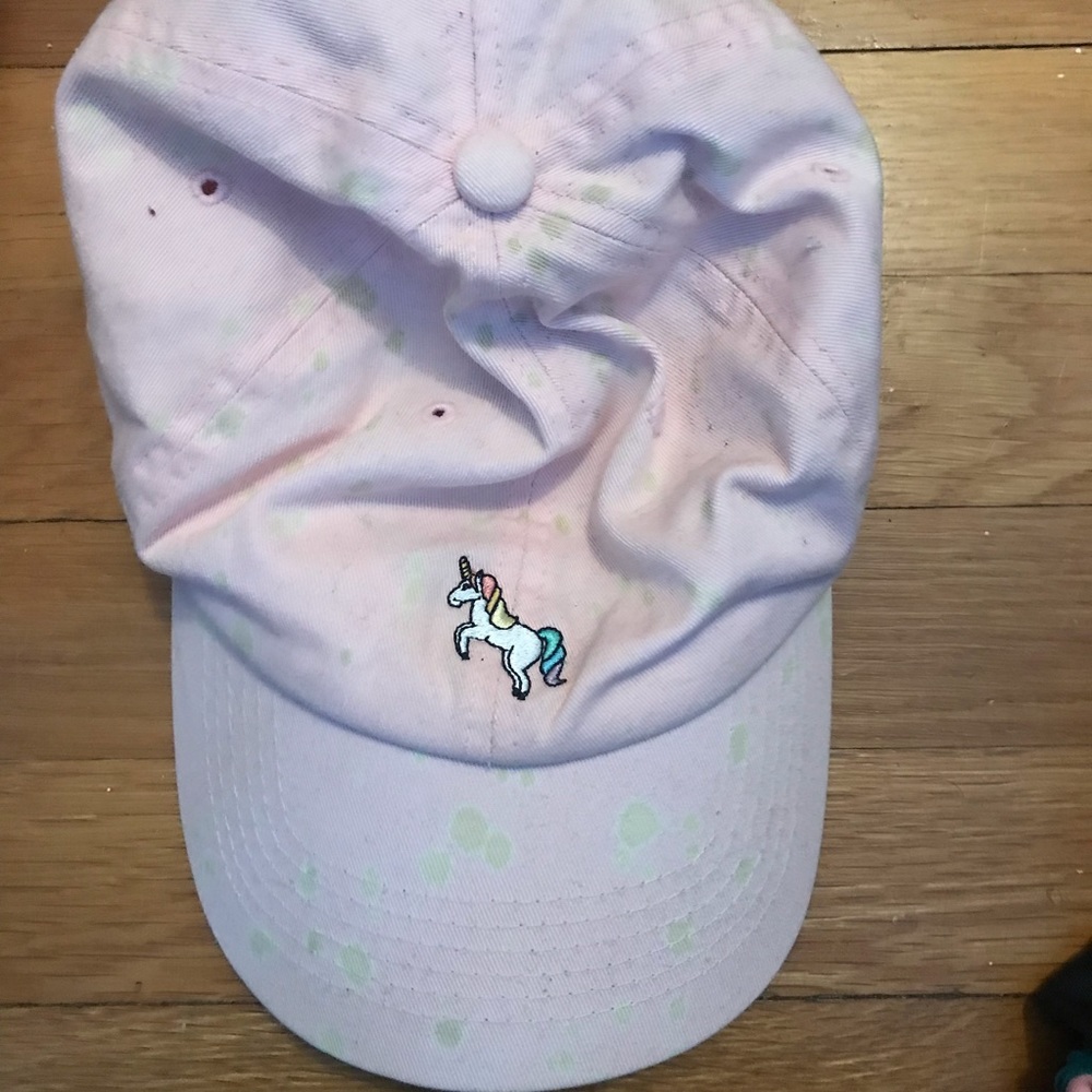Unicorn pink dad hat